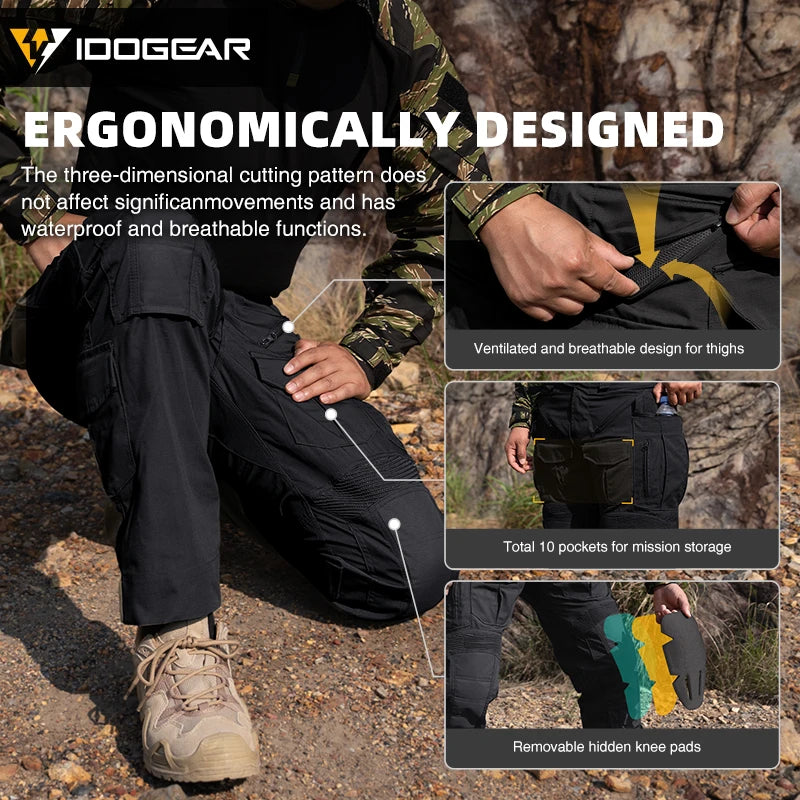 Pantalon Tactique Homme IDOGEAR G5 Heavy-Duty Combat Pants - BLACKBEARD OUTDOOR INDUSTRIES