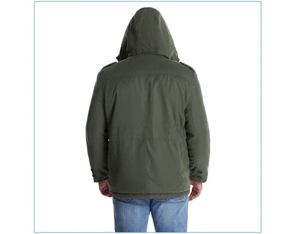 Veste d’Hiver Chaude Homme – DIMUSI Veste Tactique Épaissie | Polaire Doublée | Multi-poches | Coupe-Vent | Capuche | Mode & Outdoor - BLACKBEARD OUTDOOR INDUSTRIES