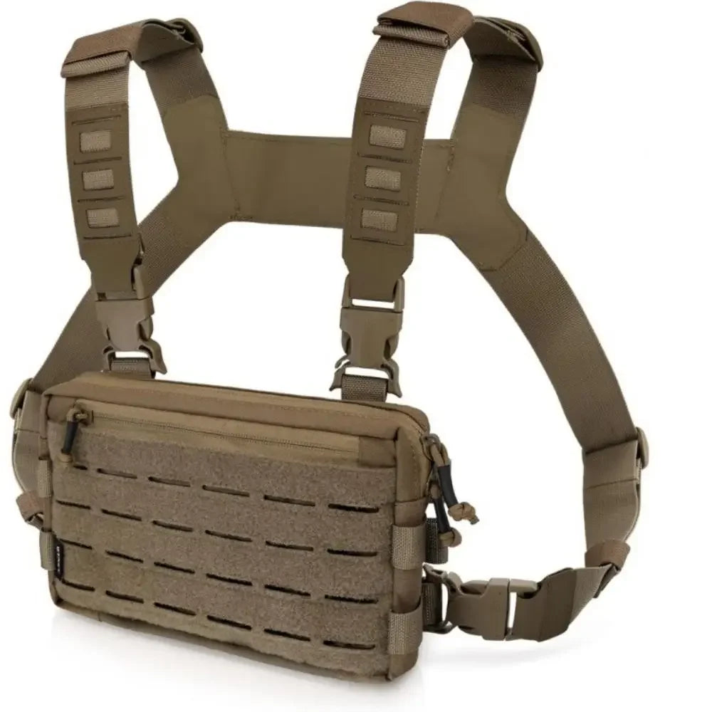 Sac de poitrine MOLLE en nylon 1000D, multi-poches, EDC, mixte