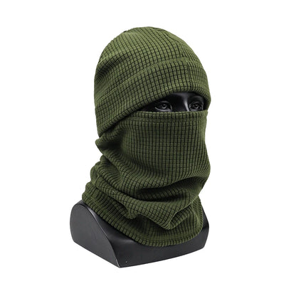 Ensemble Cagoule Tactique Thermique Camouflage – Masque Visage & Bonnet Chaud Hiver – Polyester – Homme & Femme – 4 Coloris