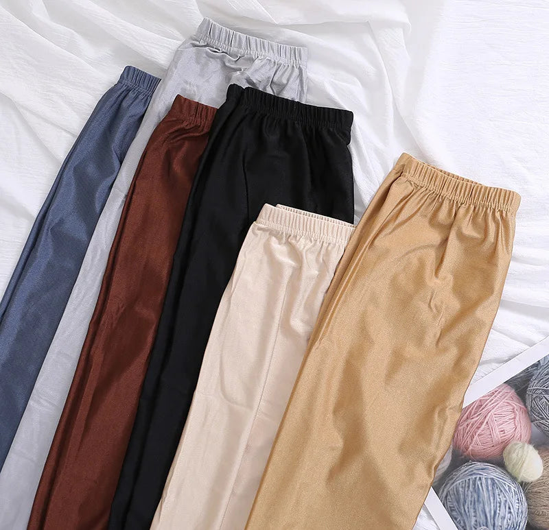 Leggings Skinny Élastiques Femme - Pantalon Crayon Slim Taille Plus, Brillant, Idéal pour Yoga et Activités Sportives - BLACKBEARD OUTDOOR INDUSTRIES