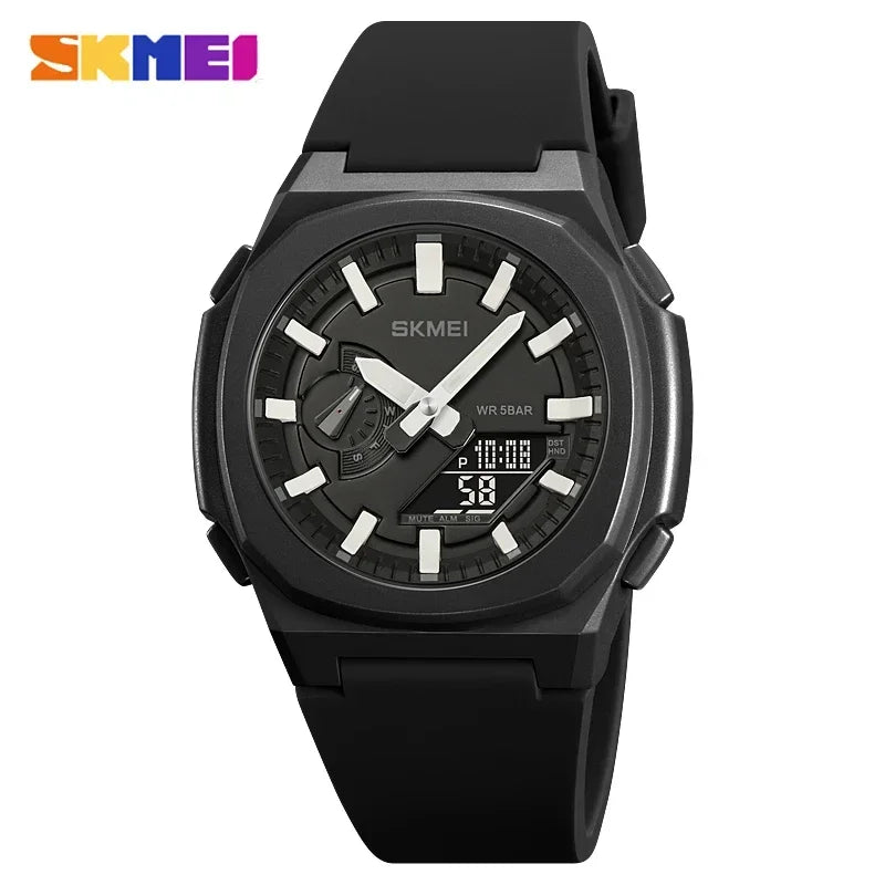 Montre de Sport SKMEI 2091 pour Homme – Montre Numérique Militaire Résistante à l'Eau avec Fonction Compte à Rebours et Date - BLACKBEARD OUTDOOR INDUSTRIES