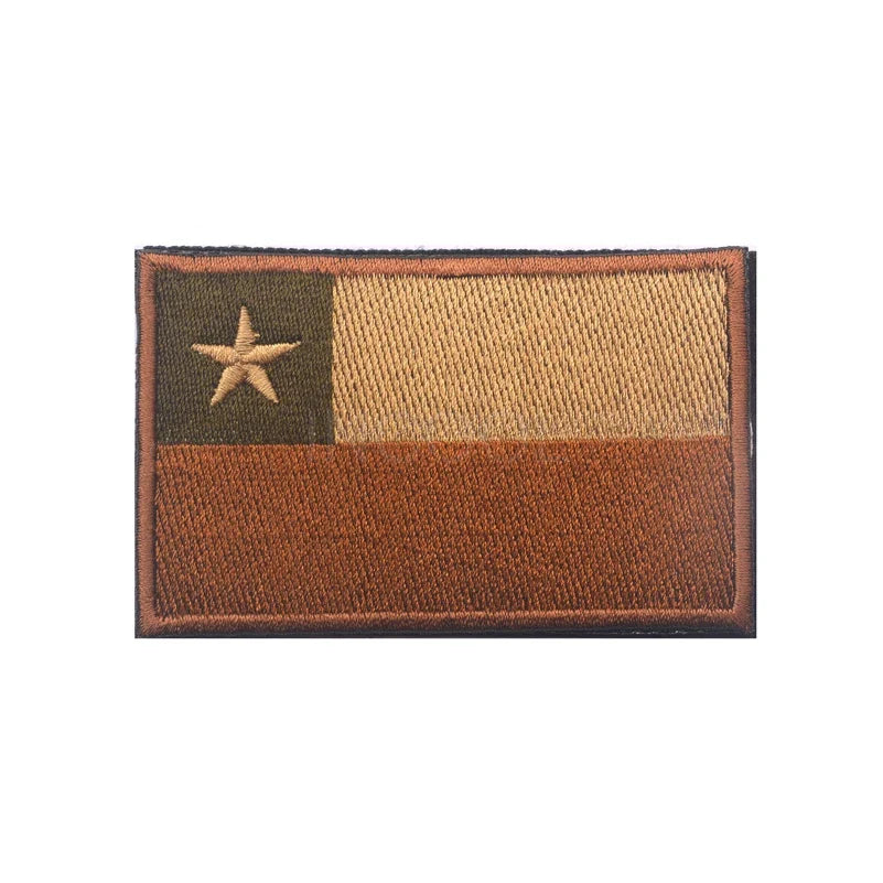 Patch Drapeaux Brodés Amérique et Caraïbes – 8×5 cm avec Velcro - BLACKBEARD OUTDOOR INDUSTRIES