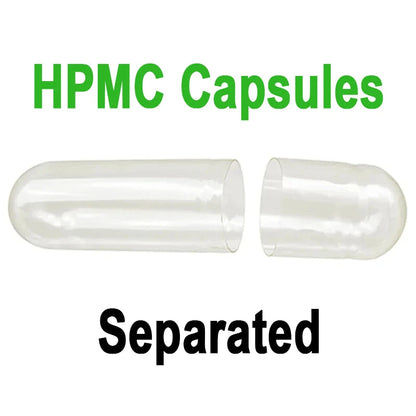 1000PCS Capsules Végétales Vides Taille 000, 1#, 4# – HPMC, Végan, Halal & Casher Certifiées Ma boutique