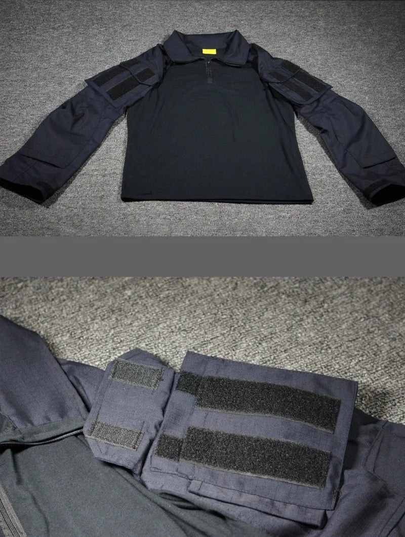 Costume Tactique Tom Plus GEN3 G3 Bleu Foncé – Ensemble Chemise à Manches Longues + Pantalon Long - BLACKBEARD OUTDOOR INDUSTRIES