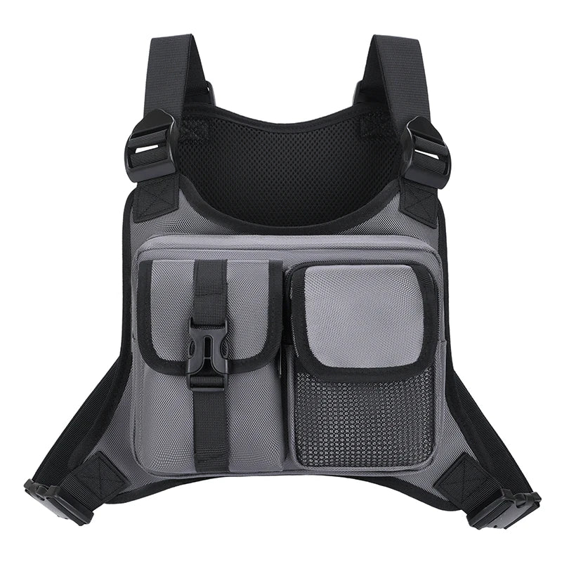 Sac de poitrine tactique MOLLE pour randonnée et outdoor