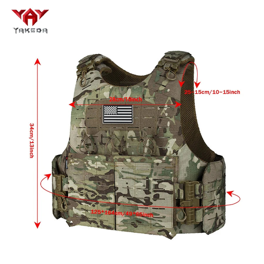porte plaque YAKEDA Quick Release MOLLE - BLACKBEARD OUTDOOR INDUSTRIES