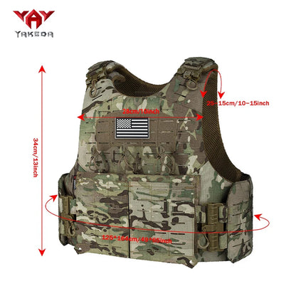 porte plaque YAKEDA Quick Release MOLLE - BLACKBEARD OUTDOOR INDUSTRIES