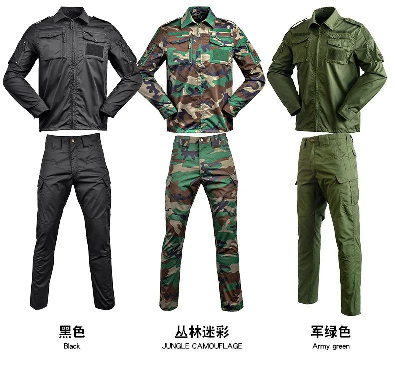Uniforme Tactique BDU - Ensemble Camouflage avec Chemise et Pantalon | Vêtements de Randonnée, Chasse, Entraînement et Airsoft BLACKBEARD OUTDOOR INDUSTRIES