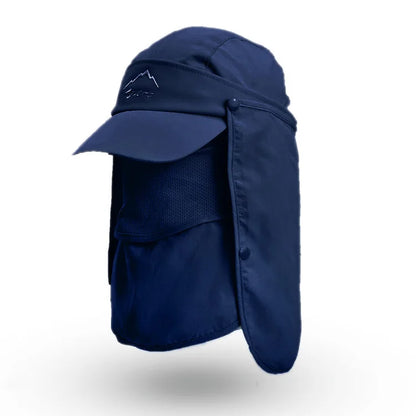 Chapeau de Protection UV d'Été – Casquette Anti-UV avec Protection du Cou et du Visage, Pliable, Séchage Rapide, Imperméable, Idéale pour Randonnée, Pêche et Activités Outdoor - BLACKBEARD OUTDOOR INDUSTRIES