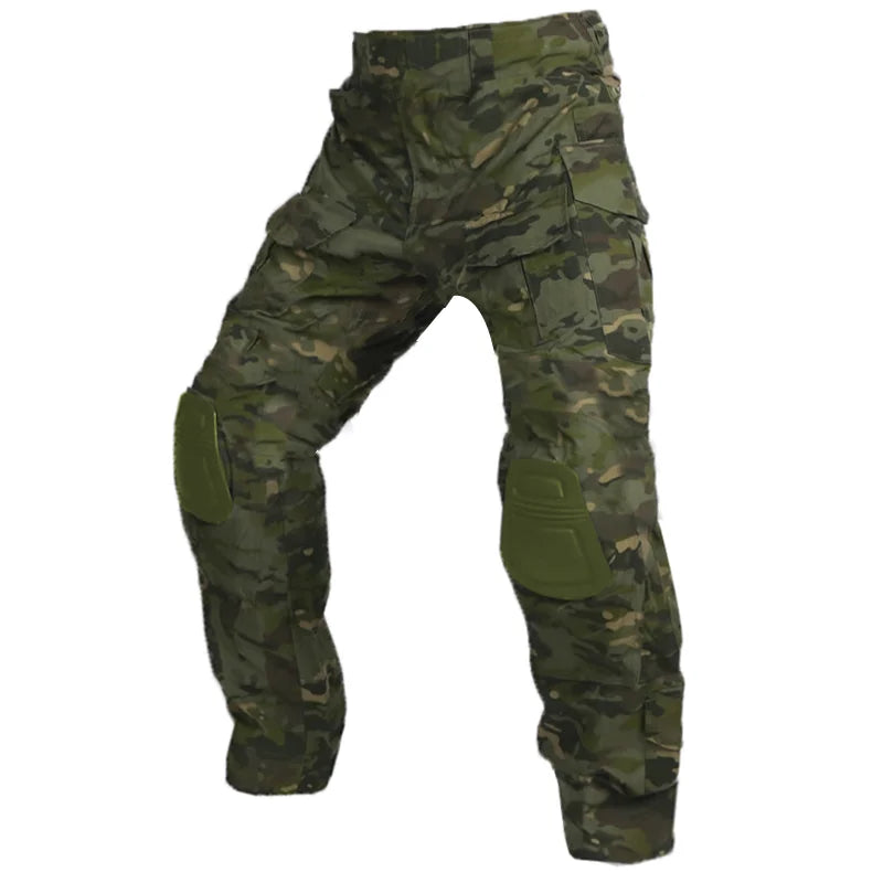 Pantalon de Combat Militaire avec Genouillères - Camouflage Multicam CP | Tactique, Travail et Chasse BLACKBEARD OUTDOOR INDUSTRIES