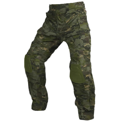 Pantalon de Combat Militaire avec Genouillères - Camouflage Multicam CP | Tactique, Travail et Chasse BLACKBEARD OUTDOOR INDUSTRIES