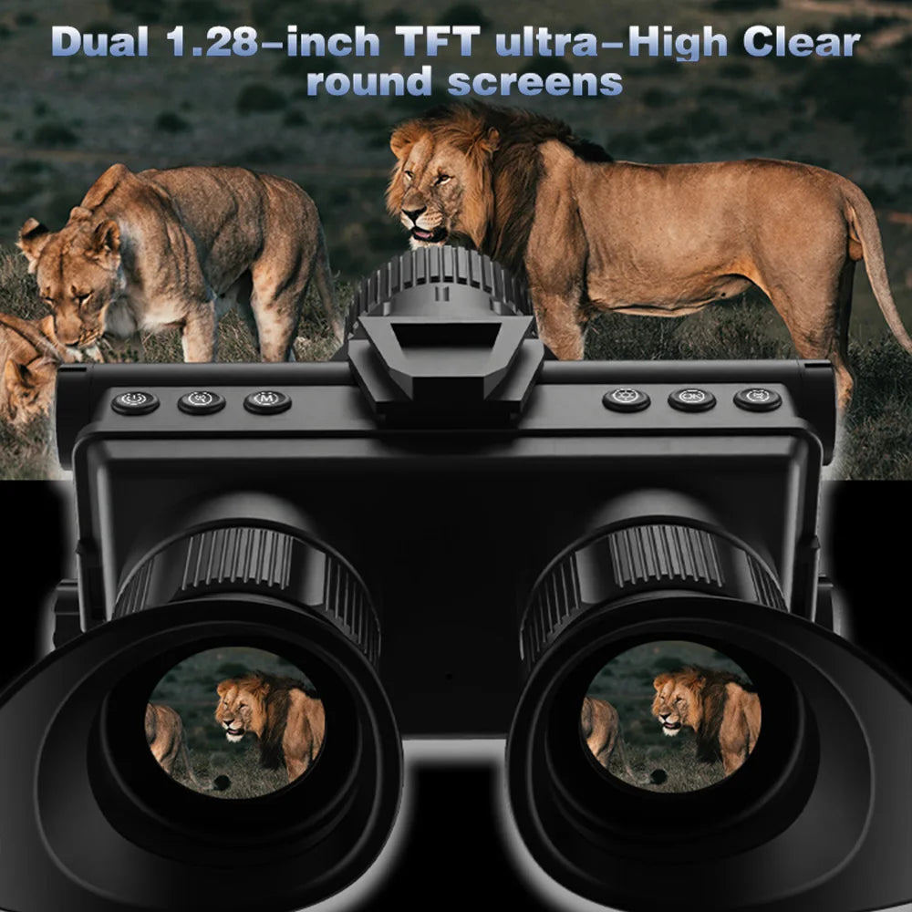 Lunette de Vision Infrarouge 4K 600M Rechargeable HD