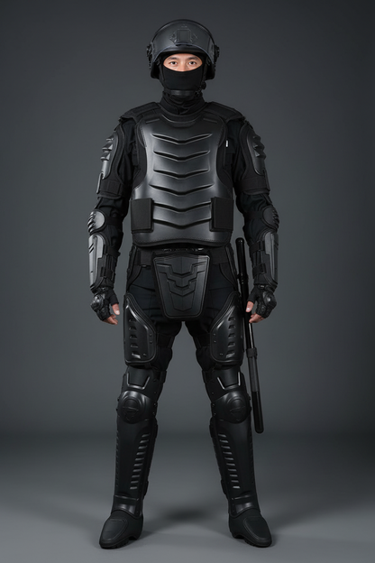 Combinaison Protection Complète ABS Anti-Émeute — Anti-Choc, Anti-Perforation & Ignifugé | Police - BLACKBEARD OUTDOOR INDUSTRIES