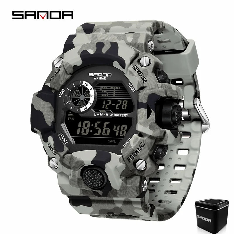 SANDA 2183 – Montre Électronique Homme - BLACKBEARD OUTDOOR INDUSTRIES