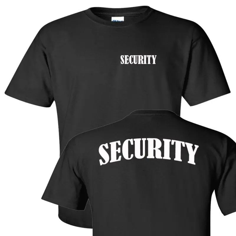 T-shirt Style « Funny Safety » - Sécurité - Coton Noir Pré-rétréci BLACKBEARD OUTDOOR INDUSTRIES