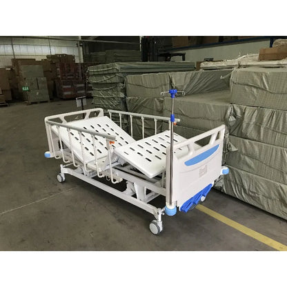 Lit d'Hôpital Électrique M7 — 5 Fonctions | Acier Inoxydable - BLACKBEARD OUTDOOR INDUSTRIES