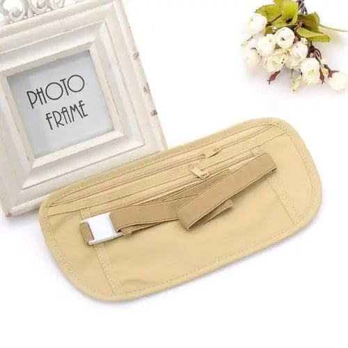 Ceinture Pochette de Voyage Sécurisée – Unisexe, Ultra-fine, Noire - BLACKBEARD OUTDOOR INDUSTRIES