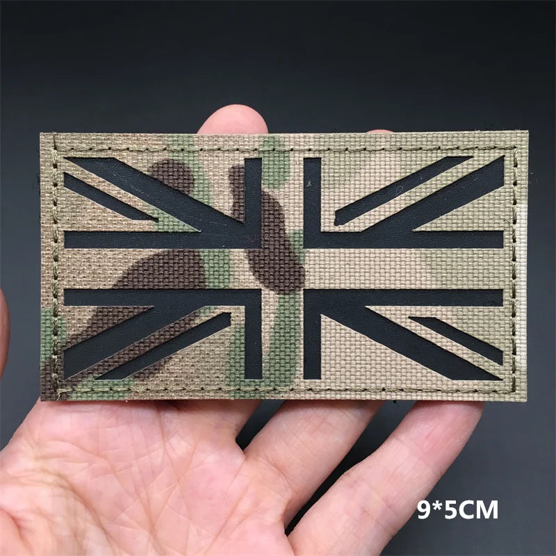 Patches Drapeaux Nationaux 3D Multicam – Réfléchissant IR, Découpe Laser, Hook & Loop | Tactique, Airsoft, DIY | 45+ Pays - BLACKBEARD OUTDOOR INDUSTRIES