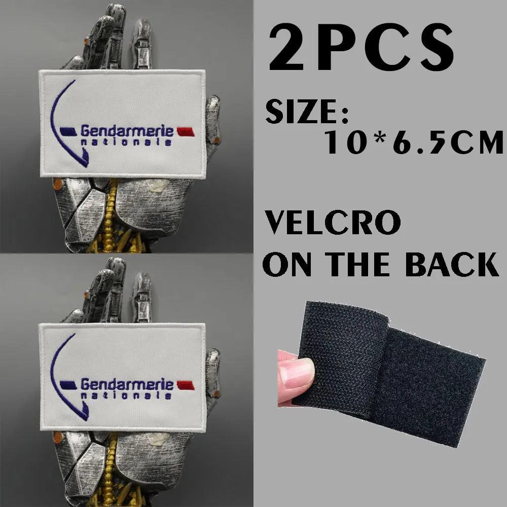 Patch Gendarmerie Nationale Brodé — Velcro ou Thermocollant - BLACKBEARD OUTDOOR INDUSTRIES