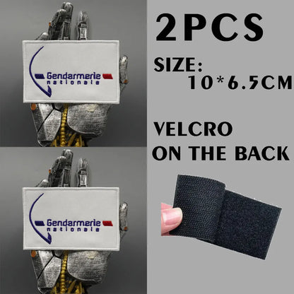 Patch Gendarmerie Nationale Brodé — Velcro ou Thermocollant - BLACKBEARD OUTDOOR INDUSTRIES
