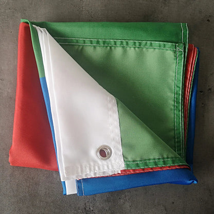 Drapeau de la République du Daguestan – Bannière Personnalisée 3X5FT (90X150cm), avec Œillets en Métal Cuivré – Décoration, Événements, Sports BLACKBEARD OUTDOOR INDUSTRIES