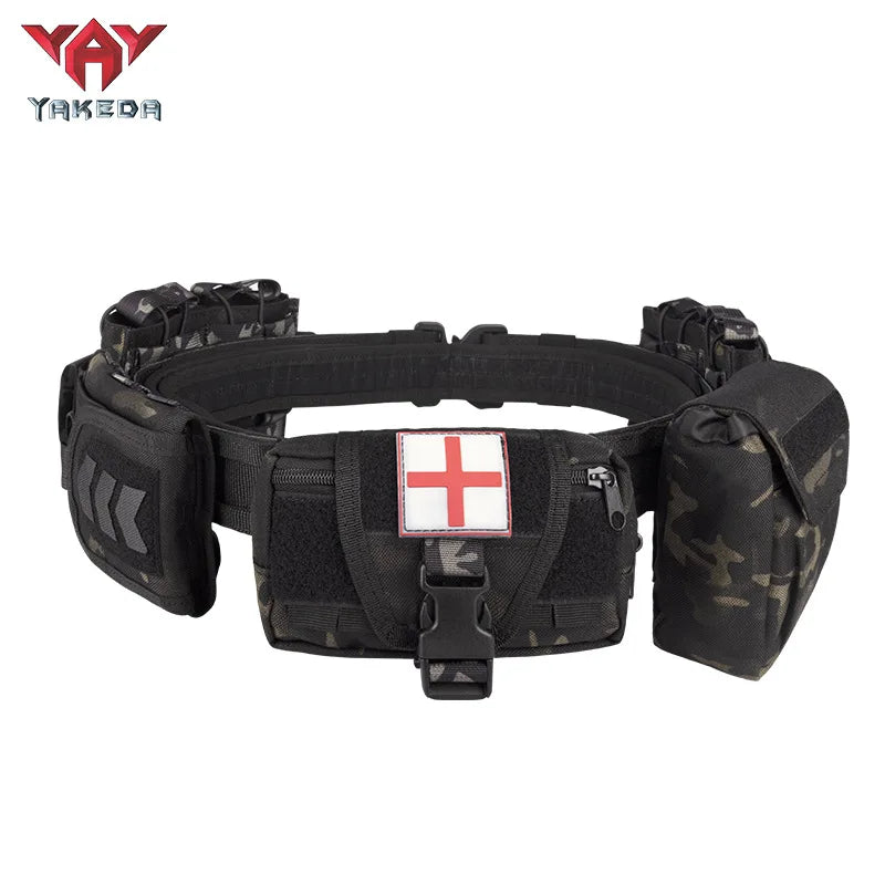 Ceinture Tactique YAKEDA Outdoor – Chasse, Forces de l'Ordre & Airsoft
