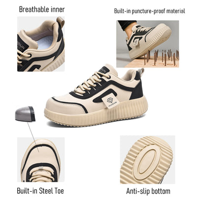 Chaussures de Sécurité Femme - Confort et Design Moderne avec Embout Métallique et Semelle Antidérapante - BLACKBEARD OUTDOOR INDUSTRIES