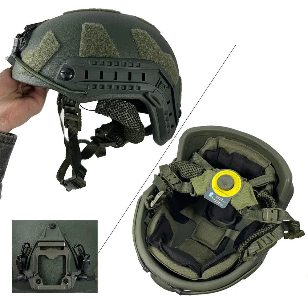 Casque tactique FAST LPRED à coupe haute