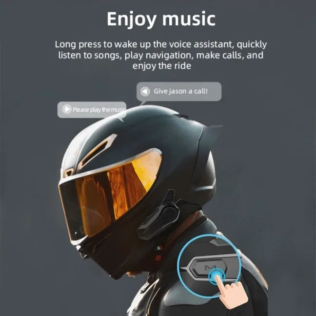 X1 Plus – Intercom Moto Bluetooth 5.0, Portée 1000 m, IPX6, Autonomie 12h, Micro Souple ou Rigide