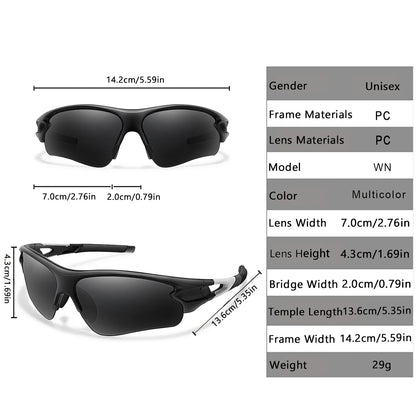 TAMWY Lunettes de Sport Outdoor – Cyclisme, Course & Pêche