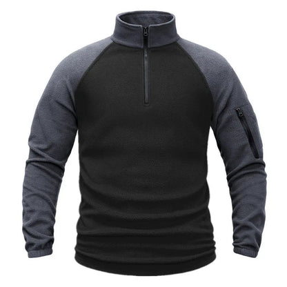 Pull Tactique Homme en Polaire - Sweat-shirt à Demi-Fermeture, Manches Longues, Veste Militaire, Vêtements de Randonnée, Camping, Pêche, Escalade BLACKBEARD OUTDOOR INDUSTRIES