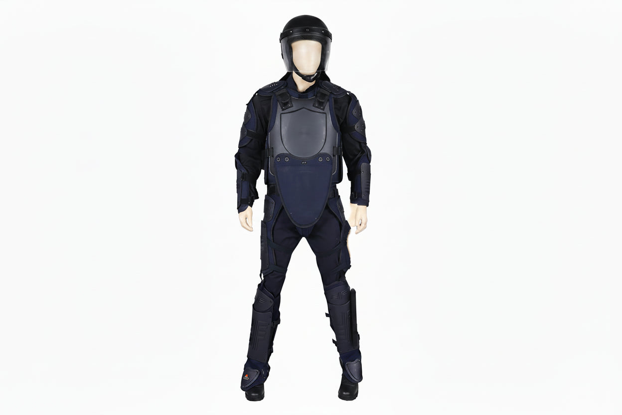 Kit de Protection Tactique Intégrale AS112 — Anti-Perforation, Coque Rigide PC/ABS | Forces de l'Ordre & Airsoft