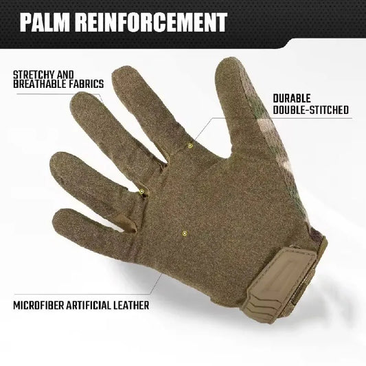 Gants Tactiques à Doigts Complets – Compatibles avec Écran Tactile pour Hommes et Femmes | Combat, Tir, Chasse, Sports de Plein Air, Travail - BLACKBEARD OUTDOOR INDUSTRIES