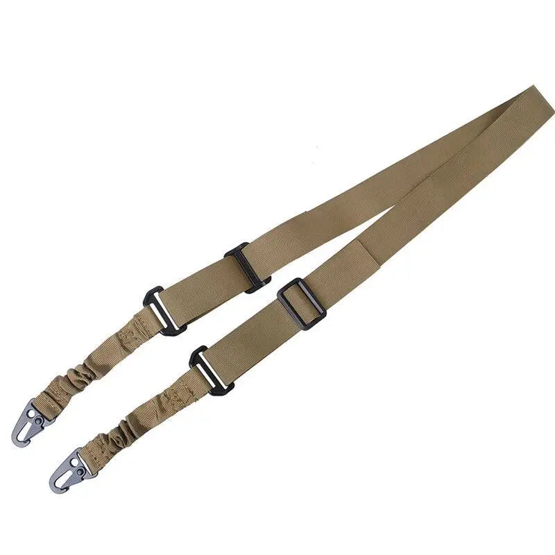 Sangle Fusil 2 Points en Nylon – Bretelle Tactique avec Boucle Métal | Chasse & Airsoft