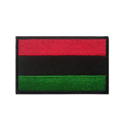 Patch Drapeaux Brodés Amérique et Caraïbes – 8×5 cm avec Velcro - BLACKBEARD OUTDOOR INDUSTRIES