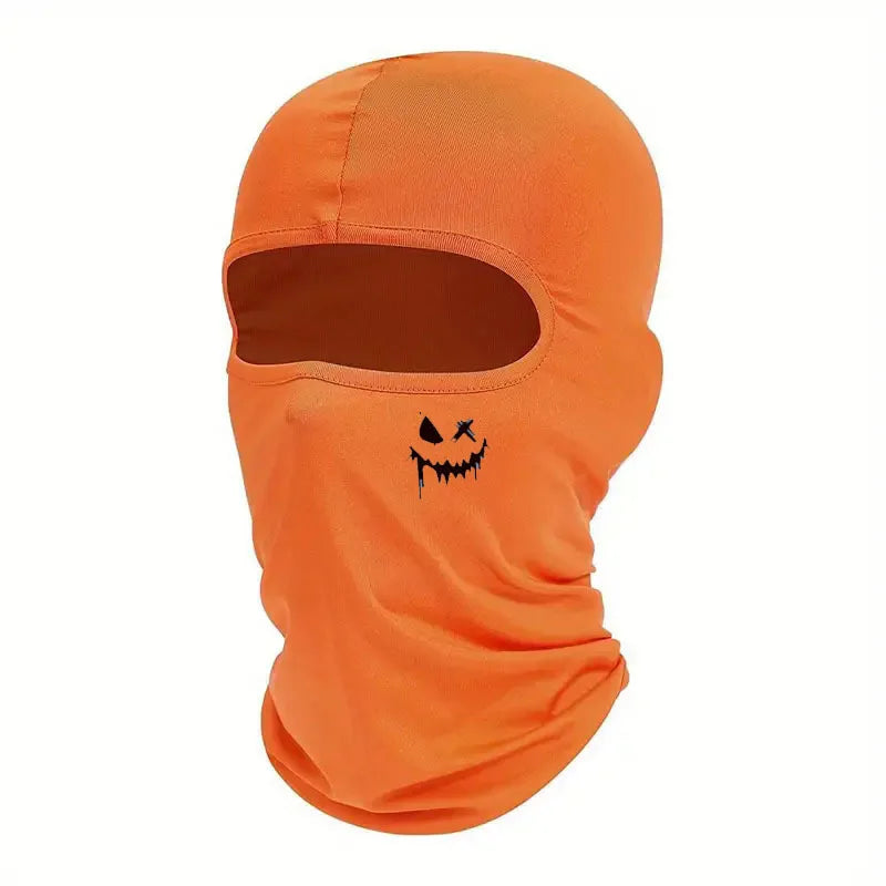 Cagoule visage souriant coupe-vent pour cyclisme et outdoor