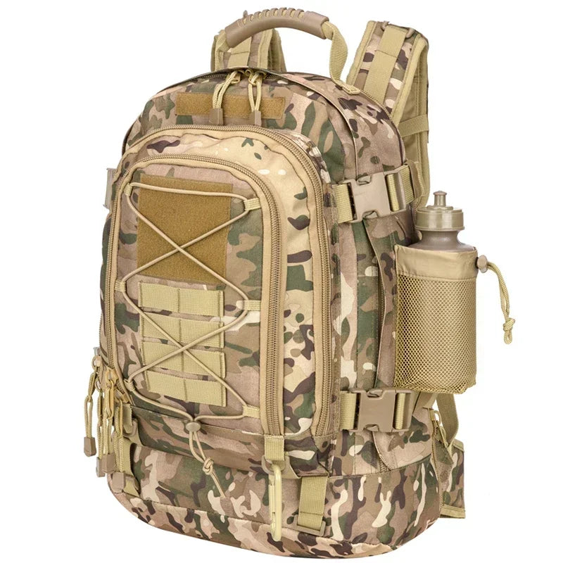 Sac à Dos Tactique Militaire 60L LQARMY – Rucksack MOLLE pour Randonnée, Camping et Chasse - BLACKBEARD OUTDOOR INDUSTRIES