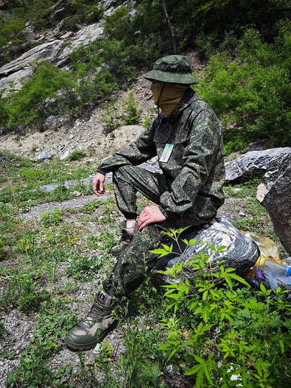 Tenue Camouflage Tactique Été – ATFG EMR White/Yellow Flower – Veste & Pantalon - BLACKBEARD OUTDOOR INDUSTRIES