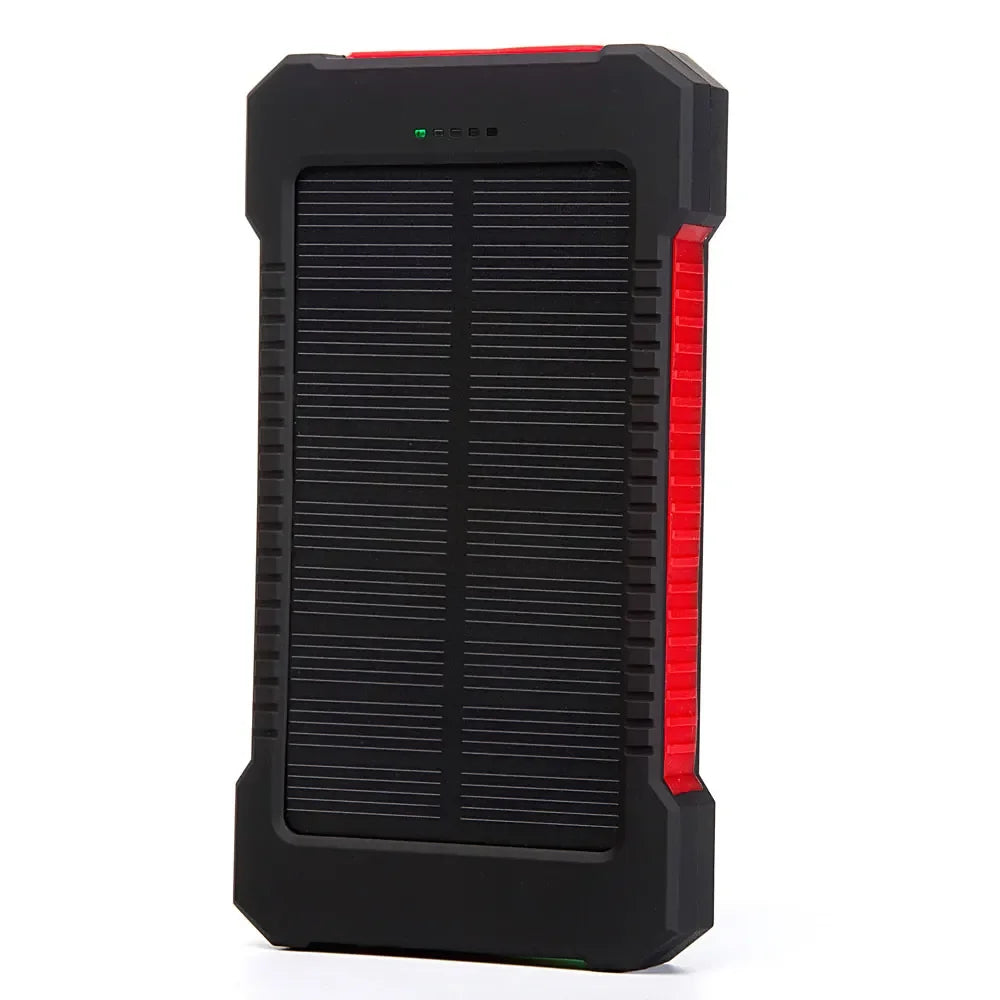 Power Bank Solaire 20 000mAh Étanche – Chargeur d'Urgence avec LED SOS & Boussole - BLACKBEARD OUTDOOR INDUSTRIES