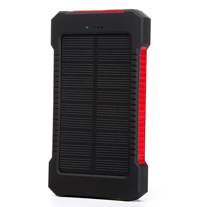 Power Bank Solaire 20 000mAh Étanche – Chargeur d'Urgence avec LED SOS & Boussole - BLACKBEARD OUTDOOR INDUSTRIES