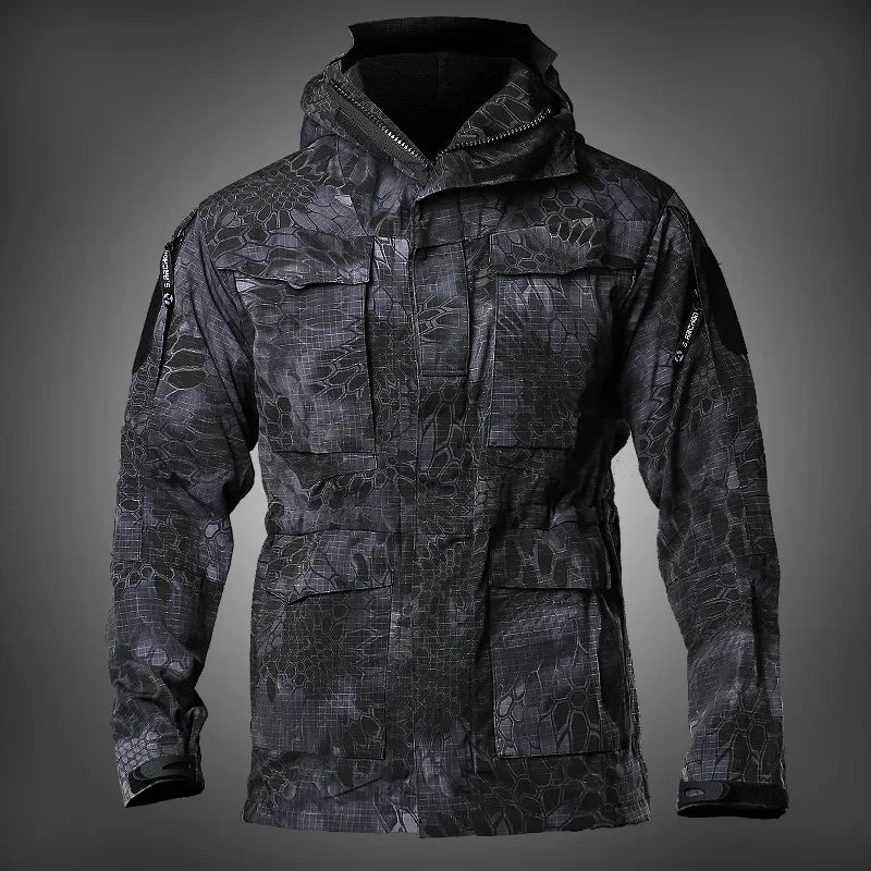Veste Militaire Homme M65 – Tactique & Résistante | Coupe-Vent Imperméable avec Capuche – Style US/UK Army - BLACKBEARD OUTDOOR INDUSTRIES