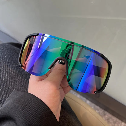 Lunettes de Cyclisme Style Y2K – Verres Miroir Coupe-Vent | Homme & Femme