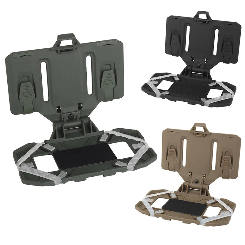 Porte-Téléphone MOLLE Pliant Navigation Board Tactique – Gilet Airsoft Chasse, 3 Couleurs - BLACKBEARD OUTDOOR INDUSTRIES