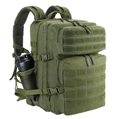 Sac à dos tactique 45 L avec système MOLLE et compartiment PC