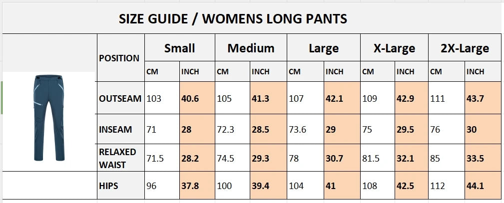 Pantalon de Randonnée Léger pour Femme – Imperméable, Séchage Rapide, Respirant – Idéal pour les Activités de Plein Air, le Voyage et les Aventures - BLACKBEARD OUTDOOR INDUSTRIES