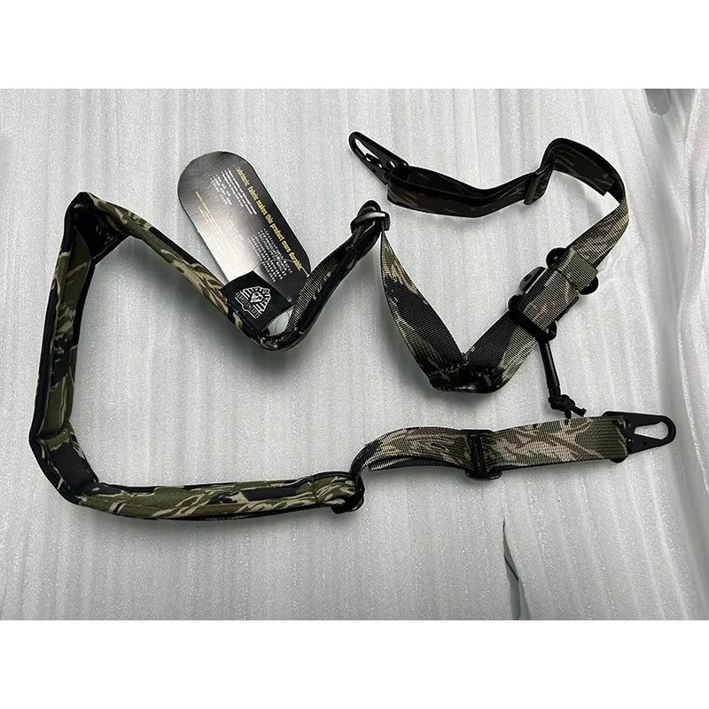 Sangle Tactique 2 Points Camouflage Nylon 500D – Réglable Quick Adjust, 9 Coloris