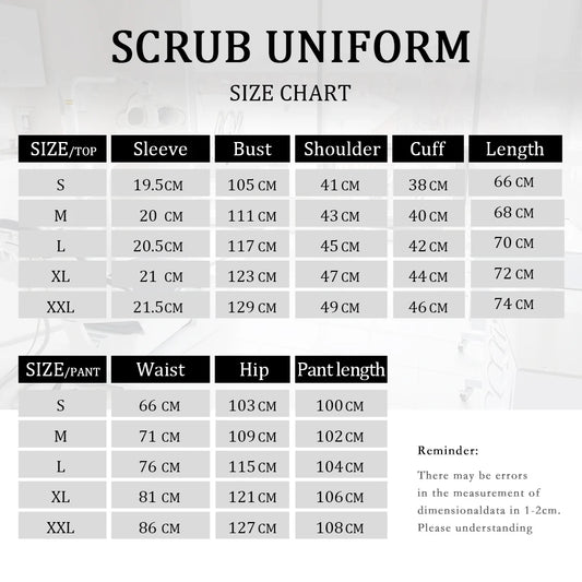 Ensemble Scrubs Infirmier Unisexe — Haut & Pantalon Jogger Médical - BLACKBEARD OUTDOOR INDUSTRIES