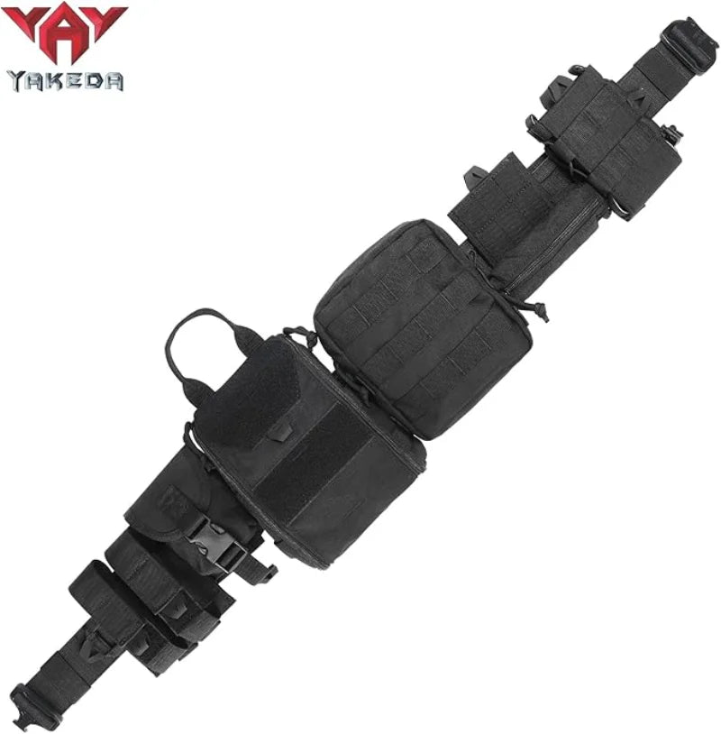 Ceinturon de Combat YAKEDA MOLLE avec Poches 8 en 1 Ma boutique