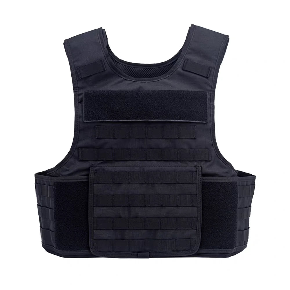 Porte-plaques tactique noir MOLLE – Respirant et modulable
